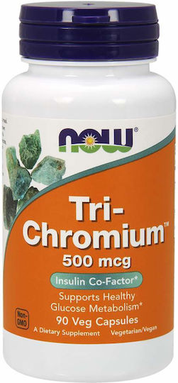 Now Foods Tri-Chromium 500мг 90 капси Канела