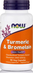 Now Foods Turmeric & Bromelain 90 φυτικές κάψουλες