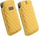 Krusell Avenyn Mobile Pouch Yellow (Universal)