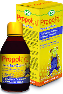 ESI Propolaid Baby Sirop pentru Copii fără Gluten Căpșună 180ml