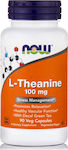 Now Foods L-Theanine 100mg 90 φυτικές κάψουλες