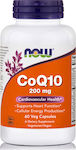Now Foods CoQ10 200mg 60 φυτικές κάψουλες