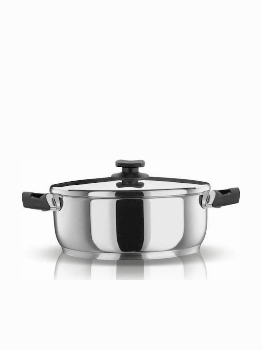 Pyramis Classic Stainless Steel Casserole Pot 6.7lt / 30cm