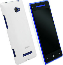 Krusell ColorCover Back Cover Πλαστικό Λευκό