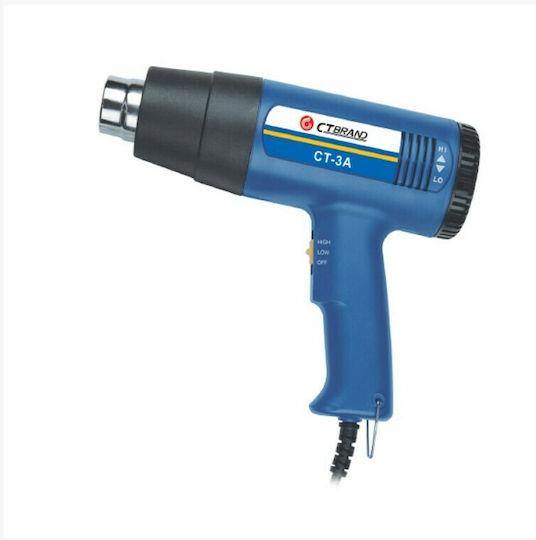 CT Brand CT-3A Heißluftpistole mit Temperaturregelung bis zu 590°C