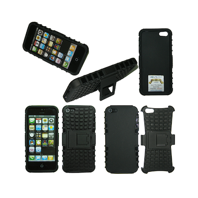 Volte-Tel Tough Tire Stand Black (iPhone 5/5s/SE)