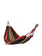 Summer Club Canvas Single Hammock Red 200x100cm