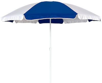 Escape Klappbar Strandsonnenschirm Durchmesser 2m mit Belüftung White/Blue