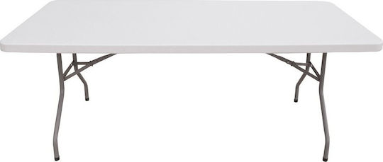 Summer Club Foldable Table for Camping White