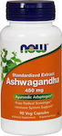Now Foods Standardized Extract Ashwagandha 90 veg. Kappen