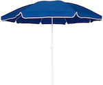 Escape Foldable Beach Umbrella Aluminum Diameter 2m with Air Vent Blue
