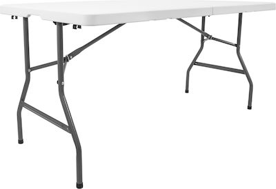 Escape Aluminum Foldable Table for Camping in Case White