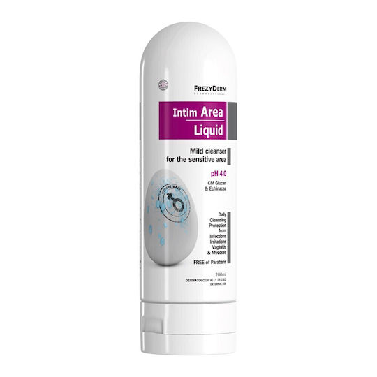 Frezyderm Intim Area pH 4 Intimate Area Cleansing Liquid with CM Glucan & Echinacea 200ml
