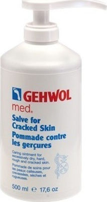 Gehwol Med Salve for Cracked Skin Feuchtigkeitsspendende Creme für Rissige Fersen 500ml 1140111