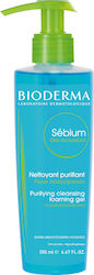 Bioderma Sebium Гел за Почистване на Лице за Ко...