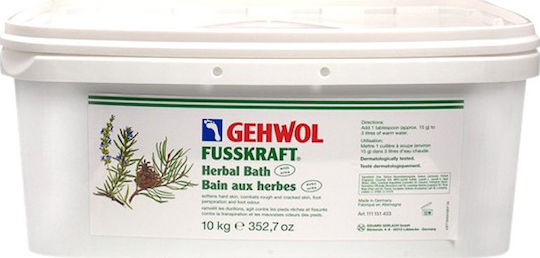 Gehwol Fusskraft Herbal Bath Săruri pentru Calusuri, Îngroșări & Călcâie Crăpate cu Uree 10000gr