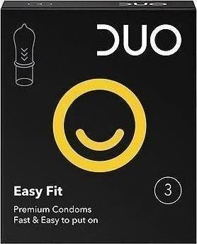 Duo Prezervative Easy Fit 3buc