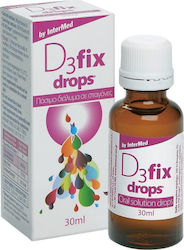 InterMed D3 Fix Drops Vitamin for Immune System Boost 200iu 30ml