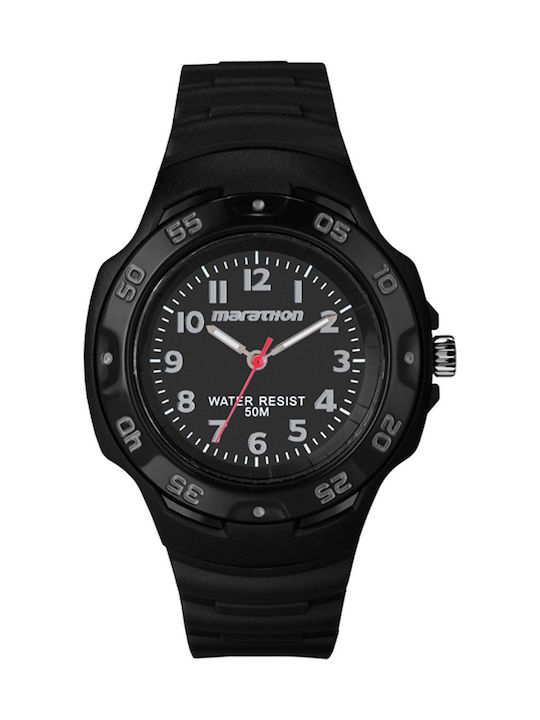 Timex Ceas Baterie cu Negru Brățară din cauciuc