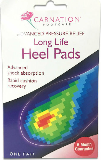 Carnation Advanced Pressure Relief Long Life Heel Pads Ανατομικά Υποπτέρνια 2τμχ