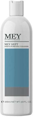 Mey Gel Ντεμακιγιάζ Sept Dermo-Purifying για Λιπαρές Επιδερμίδες 200ml