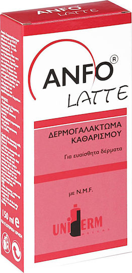 Anfoderm Anfo Latte Cleansing Milk Emulsion Cleansing Face for Acne-Prone Skin 150ml