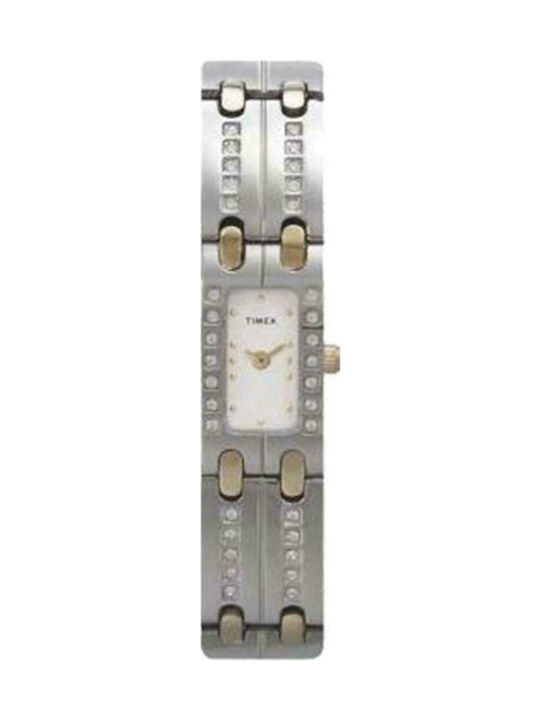 Timex T2Ε101 Watch with Silver Metal Bracelet