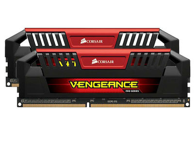 Corsair 16GB DDR3 RAM με 2 Modules (2x8GB) και Ταχύτητα 2133 για Desktop