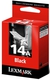 Lexmark 14A Оригинален Мастило за мастиленоструен принтер Черен (18C2080E)