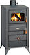 Prity K22 E Metallic Wood Stove 10kW Black