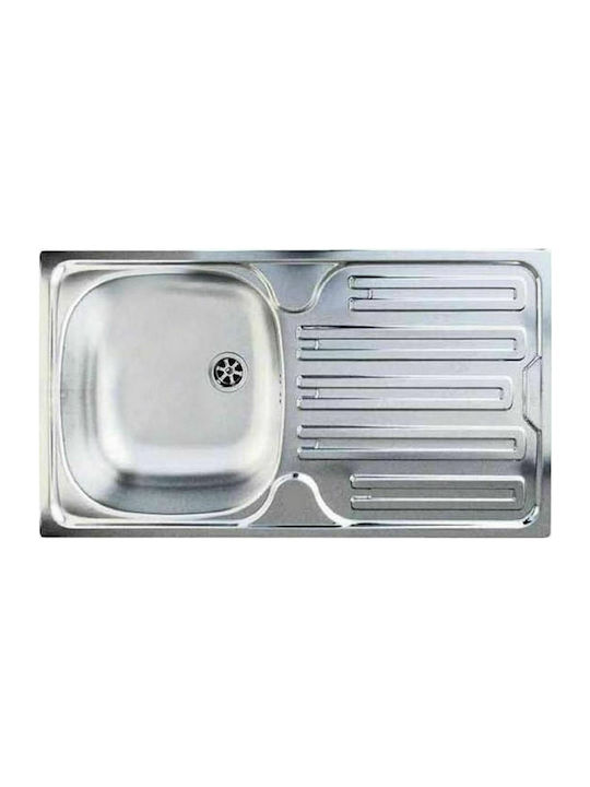 Franke Collibri 611 3011580101 Drop-In Sink Inox Satin W78xD43.5cm Silver