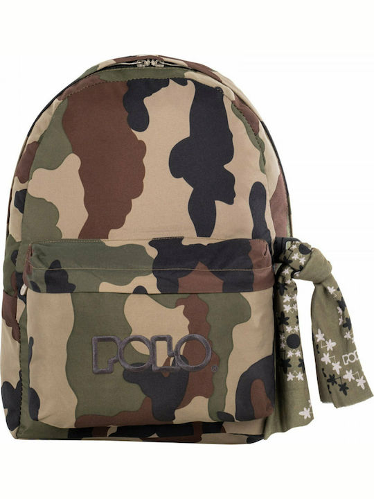 Polo Original 600D School Bag Backpack Junior High-High School Army Khaki 20lt 2020