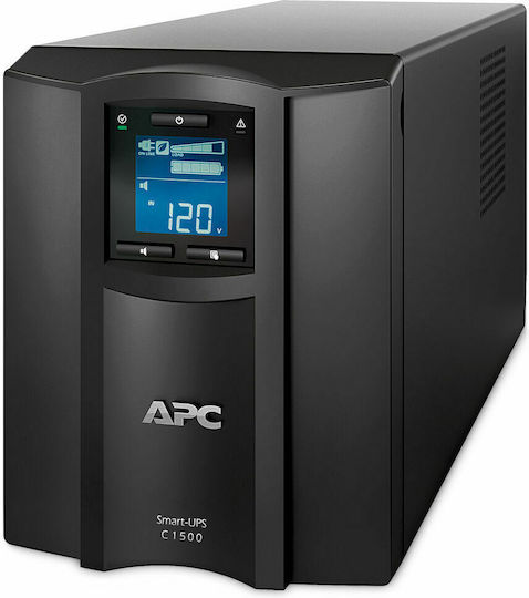 APC Smart-UPS C 1500 Line-Interactive 1500VA 900W with 8 IEC Power Plugs