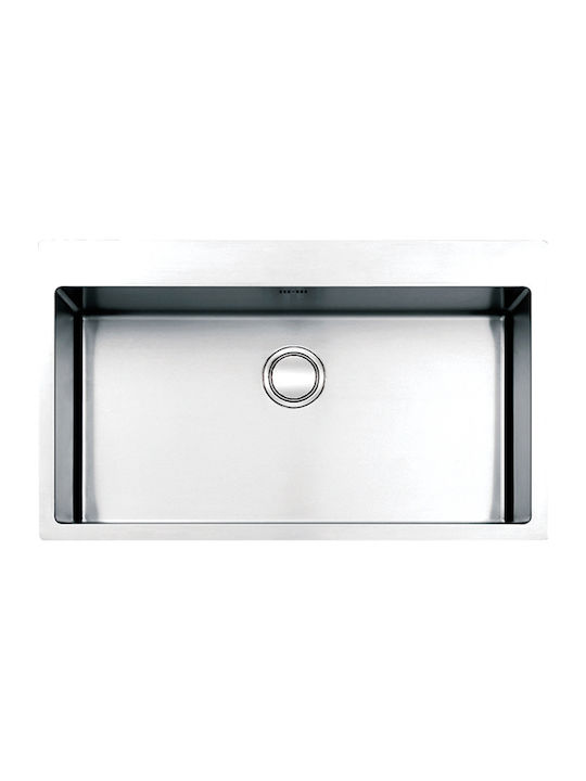 Apell Linear Plus LNP77 Drop-In Kitchen Inox Satin Sink L77xW51cm Silver