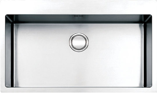 Apell Linear Plus LNP77 Ένθετος Νεροχύτης Inox Σατινέ Μ77xΠ51cm Ασημί