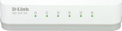 D-Link GO-SW-5E Unmanaged L2 Switch με 5 Θύρες Ethernet