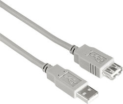 HAMA 30619 00030619 USB 2.0 USB-A male σε USB-A female Γκρι 1.8m