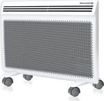 Philco PIH/AG-1000 E Konvektorheizung Boden 1000W mit Elektronischem Thermostat 59.2x43.6cm Weiß