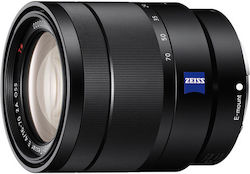 Sony Crop Camera Lens 16-70 mm F4 ZA OSS Vario-Tessar T* E Standard Zoom for Sony E Mount Black