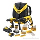 DEWALT DCZ713S2 Сет Двигател за бормашина & Чук 10.8V с 2 батерии 1.3Ах и куфар с 47 Компоненти