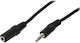 LogiLink 3.5mm Jack Cable 3.5mm Male - 3.5mm Female Black 10m CA1056