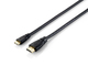 Equip HDMI 1.4 High Speed 1080p 120Hz Cable HDMI male - mini HDMI male 1m Μαύρο