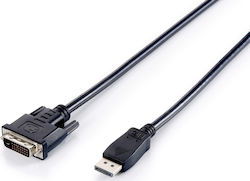 Equip Cablu DVI-D - DisplayPort 2m Negru (119336)