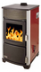Teba TF-25 Σόμπα Pellet Καλοριφέρ 25.4kW Μπορντό