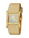 Cerruti Watch with Beige / Beige Fabric Strap