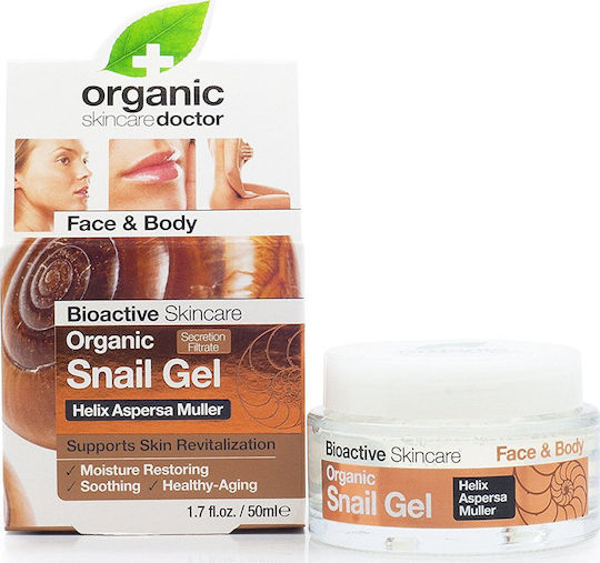 Dr.Organic Snail Gel Moisturizing and Anti-aging Body Serum for Dry and Sensitive Skin 50ml