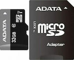 Adata Premier microSDHC 32GB Class 10 U1 V10 UHS-I με αντάπτορα