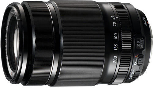 Fujifilm Crop Camera Lens Fujinon XF55-200mm F3.5-4.8 R LM OIS Tele Zoom for Fujifilm X Mount Black