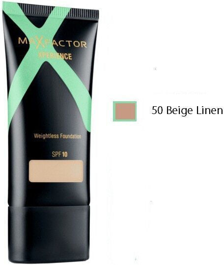 Max Factor Xperience Liquid Foundation SPF10 50 Beige Linen 30ml