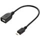 Turbo-X USB 2.0 OTG Cable micro USB Male - USB-A female 0.15m